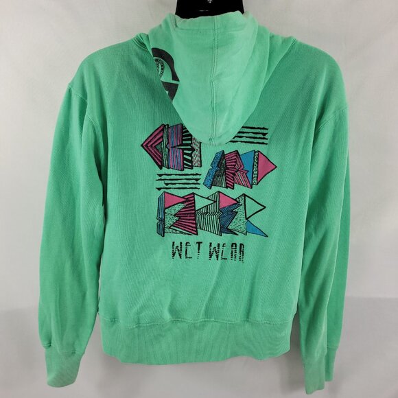 Chip and Pepper Wet Wear Vintage Hoodie Hooded Full-Zip Sweater Men's Medium - Picture 2 of 3